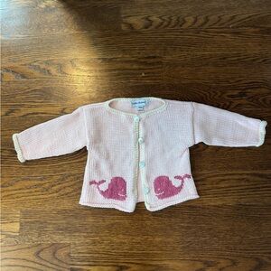 Pink Whale Sweater for Kids